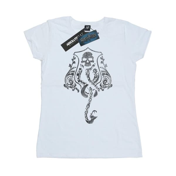 Harry Potter Womens/Ladies Dark Mark Cotton Logo T-Shirt