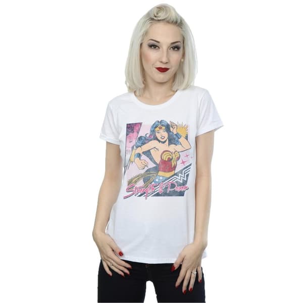 Wonder Woman Womens/Ladies Strength And Power Cotton T-Shirt