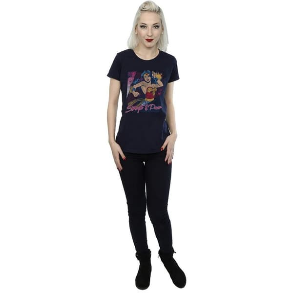 Wonder Woman Womens/Ladies Strength And Power Cotton T-Shirt