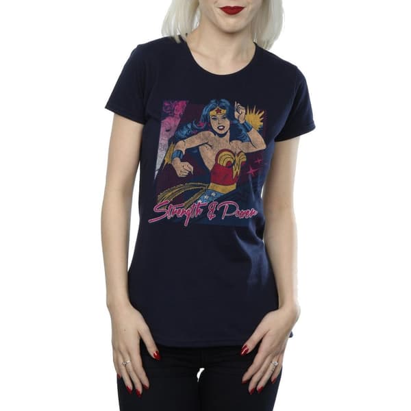 Wonder Woman Womens/Ladies Strength And Power Cotton T-Shirt