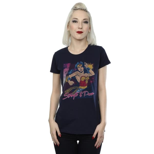 Wonder Woman Womens/Ladies Strength And Power Cotton T-Shirt