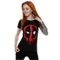 Pikkukuva 4 / 5: Deadpool Womens/Ladies Splat Face Cotton T-Shirt