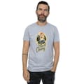Miniatyrbild 4 av 5: DC Bombshells Black Canary Badge Heather T-shirt för herrar