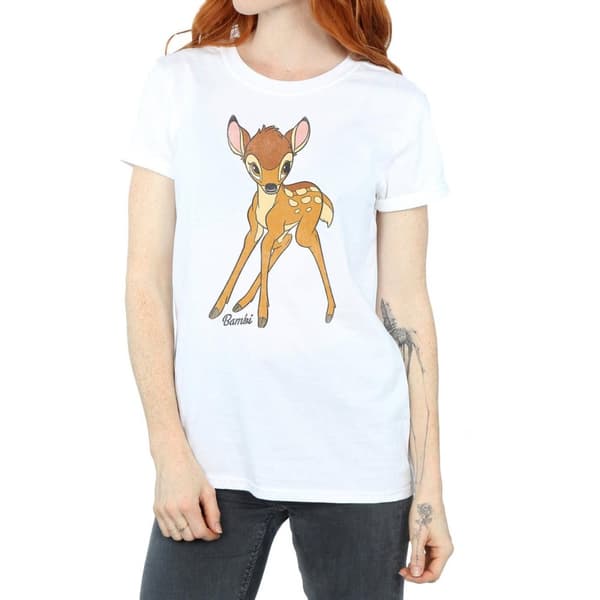 Bambi Womens/Ladies Cotton Boyfriend T-Shirt
