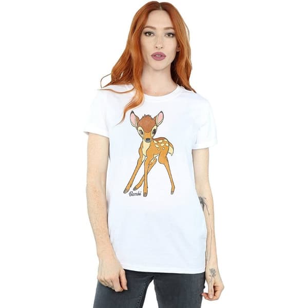 Bambi Womens/Ladies Cotton Boyfriend T-Shirt