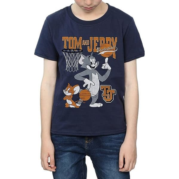 Tom and Jerry Boys Absolute Cult Basketball T-Shirt