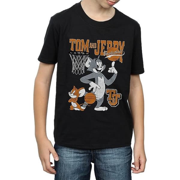 Tom and Jerry Boys Absolute Cult Basketball T-Shirt