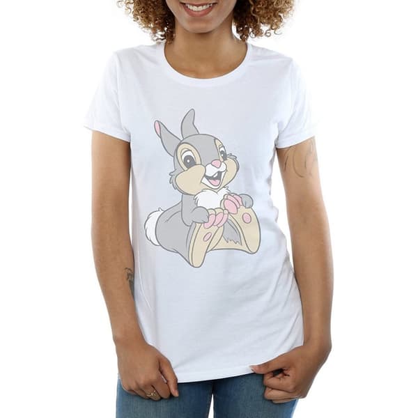 Disney Womens/Ladies Classic Thumper Cotton T-Shirt