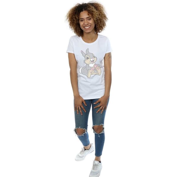 Disney Womens/Ladies Classic Thumper Cotton T-Shirt