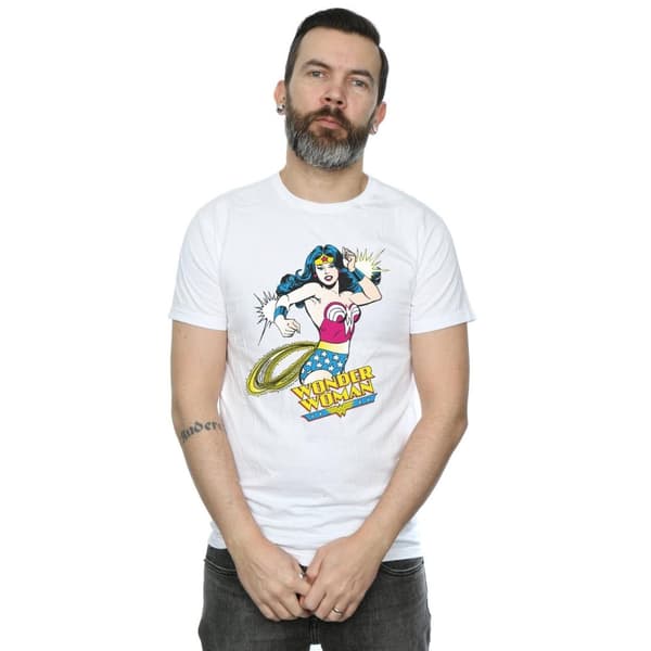 Wonder Woman Mens Lasso Cotton T-Shirt