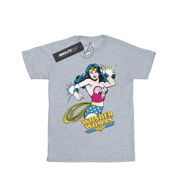 Wonder Woman Mens Lasso Cotton T-Shirt