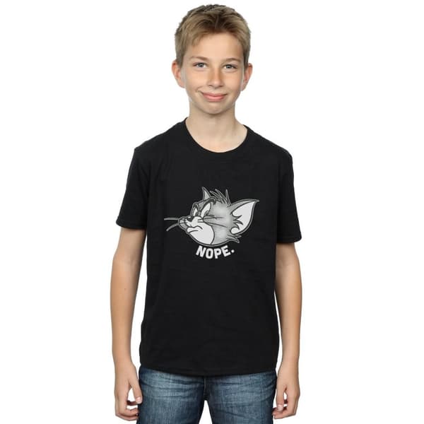 Tom and Jerry Pojkar - Nope Face T-shirt i bomull