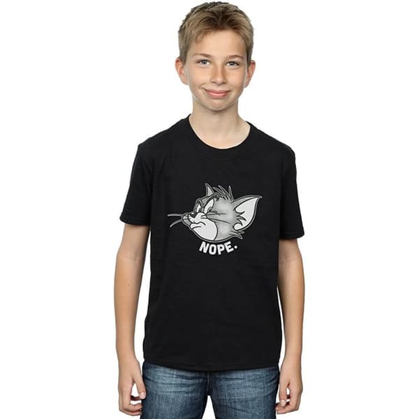 Tom and Jerry Pojkar - Nope Face T-shirt i bomull