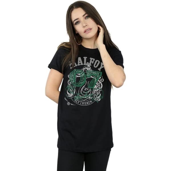 Harry Potter Womens/Ladies Seeker Draco Malfoy Cotton Boyfriend T-Shirt