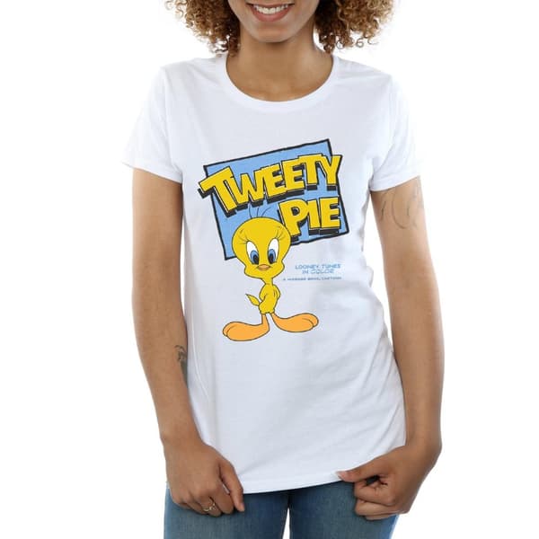 Looney Tunes Womens/Ladies Classic Tweety Cotton T-Shirt