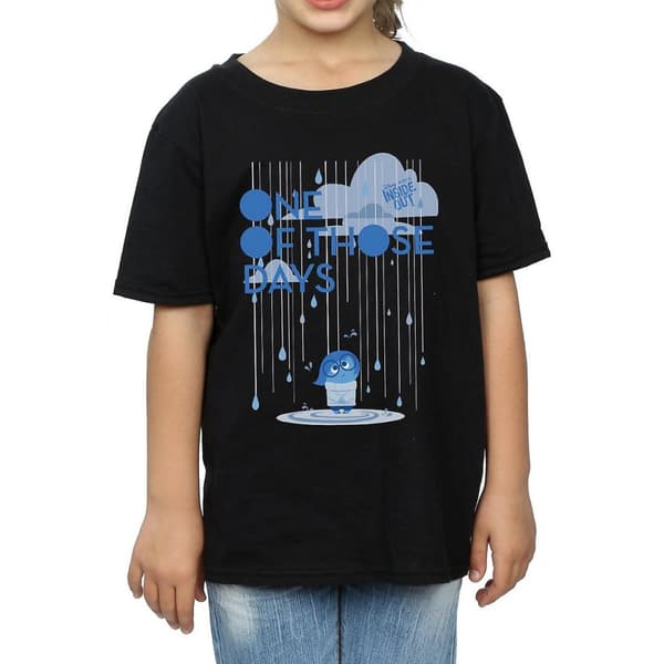 Inside Out T-shirt i bomull One Of Those Days för flickor