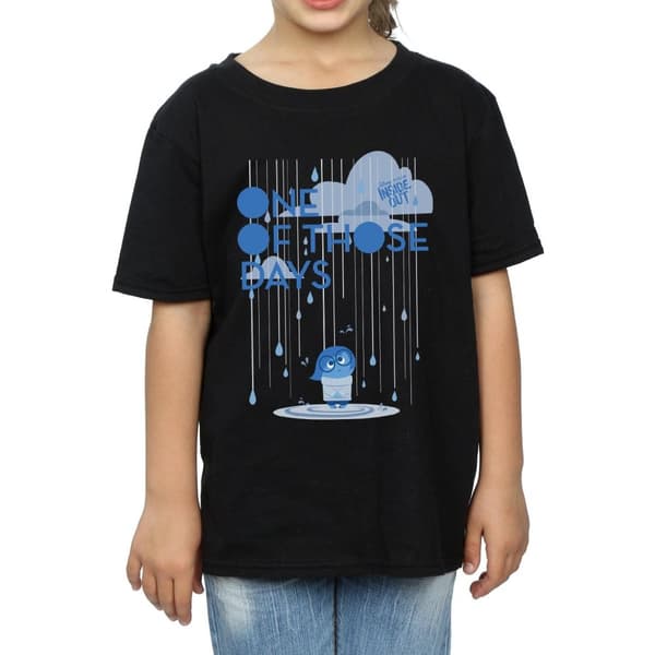Inside Out Girls One Of Those Days Cotton T-Shirt