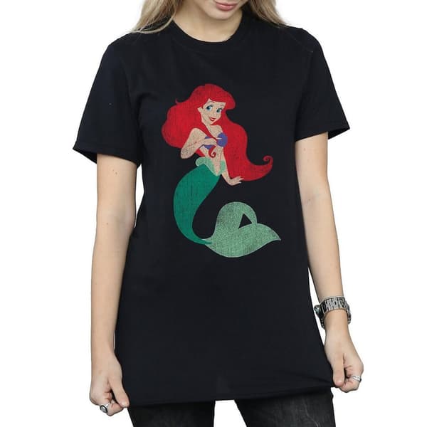 The Little Mermaid Dam/dam Ariel Boyfriend T-shirt i bomull