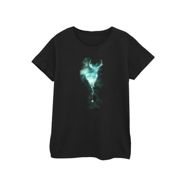 Harry Potter Womens/Ladies Patronus Stag Cotton T-Shirt