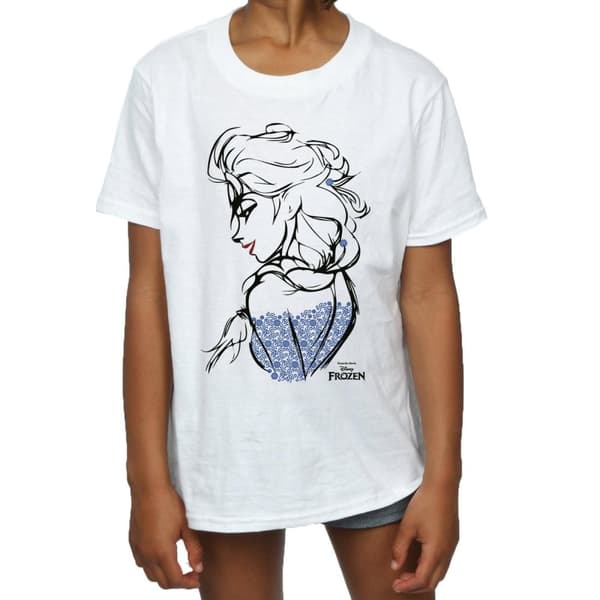 Frozen Girls Elsa Sketch T-Shirt