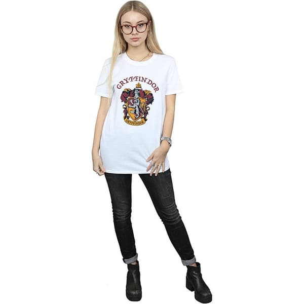 Harry Potter Womens/Ladies Gryffindor Cotton Boyfriend T-Shirt