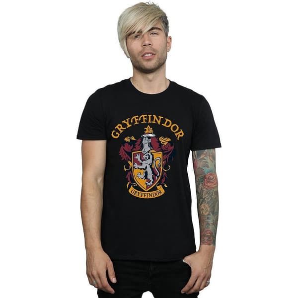 Harry Potter Mens Gryffindor Cotton T-Shirt