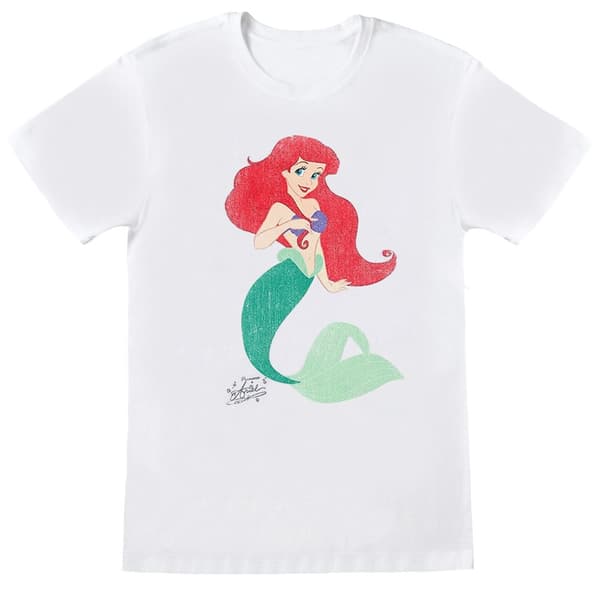 Disney Princess Klassisk t-shirt i bomull med Ariel för flickor