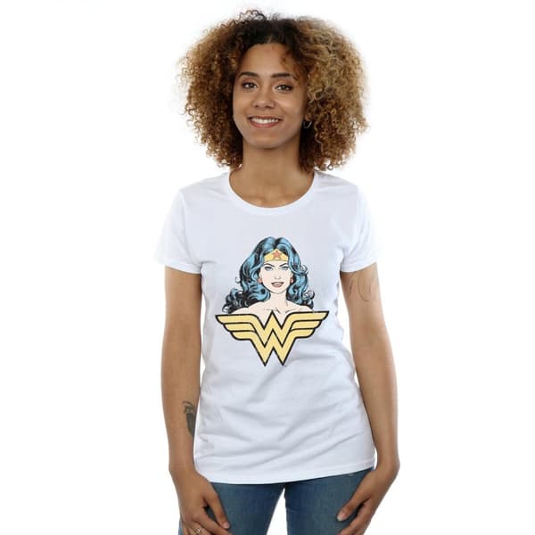 Wonder Woman Womens/Ladies Gaze Cotton T-Shirt