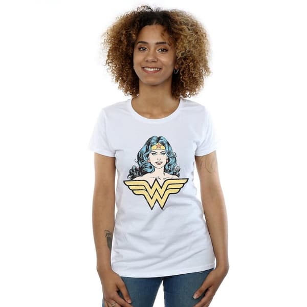 Wonder Woman Womens/Ladies Gaze Cotton T-Shirt