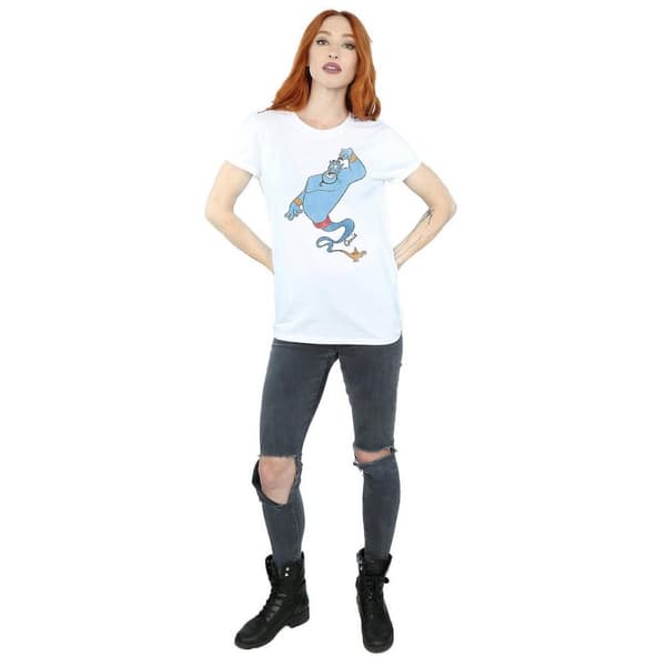 Aladdin Womens/Ladies Classic Genie Cotton Boyfriend T-Shirt