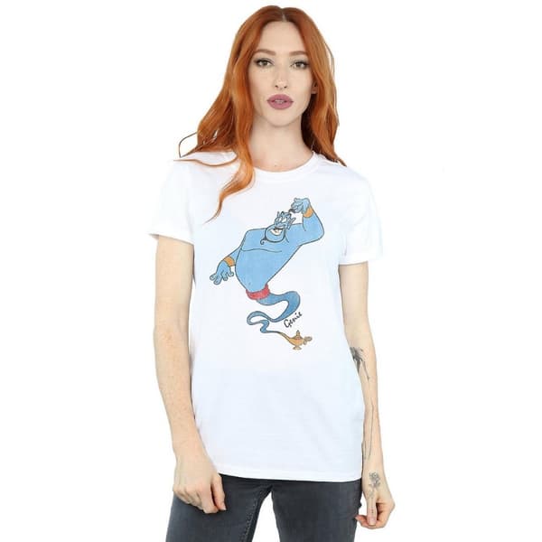 Aladdin Womens/Ladies Classic Genie Cotton Boyfriend T-Shirt