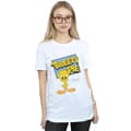 Miniatyrbillede 2 af 5: Looney Tunes Womens/Ladies Tweety Cotton Boyfriend T-Shirt