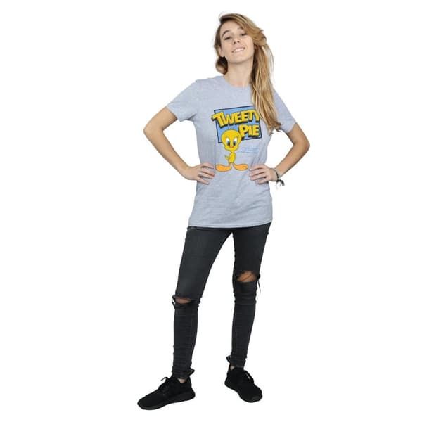Looney Tunes Womens/Ladies Tweety Cotton Boyfriend T-Shirt