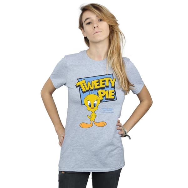 Looney Tunes Womens/Ladies Tweety Cotton Boyfriend T-Shirt