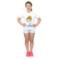 Miniatyrbild 5 av 5: Cinderella Silhouette bomulls-T-shirt för flickor