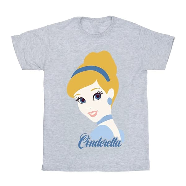 Cinderella Silhouette bomulls-T-shirt för flickor
