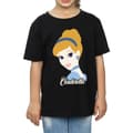 Miniatyrbild 4 av 5: Cinderella Silhouette bomulls-T-shirt för flickor