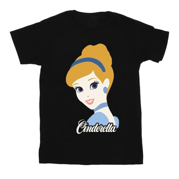 Cinderella Silhouette bomulls-T-shirt för flickor