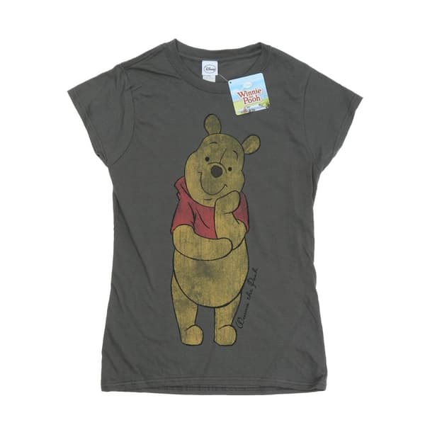 Winnie the Pooh Dam/Tjej Character T-shirt i värmande bomull