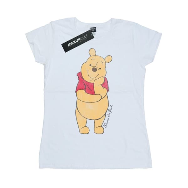 Winnie the Pooh Dam/Tjej Character T-shirt i värmande bomull