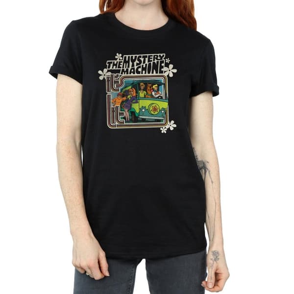 Scooby Doo Womens/Ladies The Mystery Machine Cotton Boyfriend T-Shirt