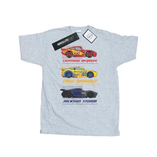 Cars Racerprofil t-shirt i bomull för herrar