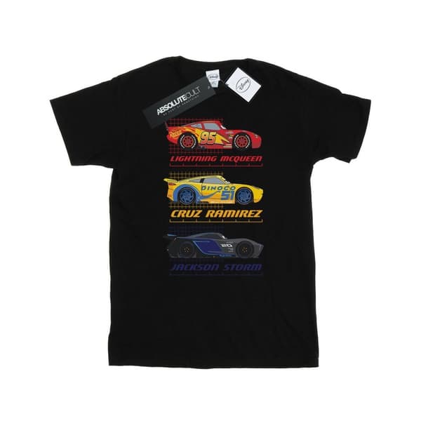 Cars Racerprofil t-shirt i bomull för herrar