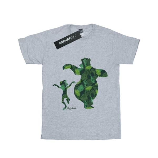 Jungle Book Mowgli och Baloo dansar - bomulls-T-shirt för flickor