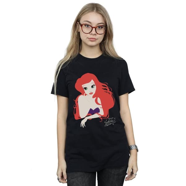 The Little Mermaid Womens/Ladies Ariel Cotton Boyfriend T-Shirt