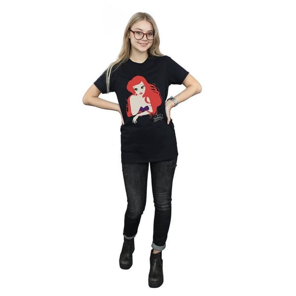 The Little Mermaid Womens/Ladies Ariel Cotton Boyfriend T-Shirt