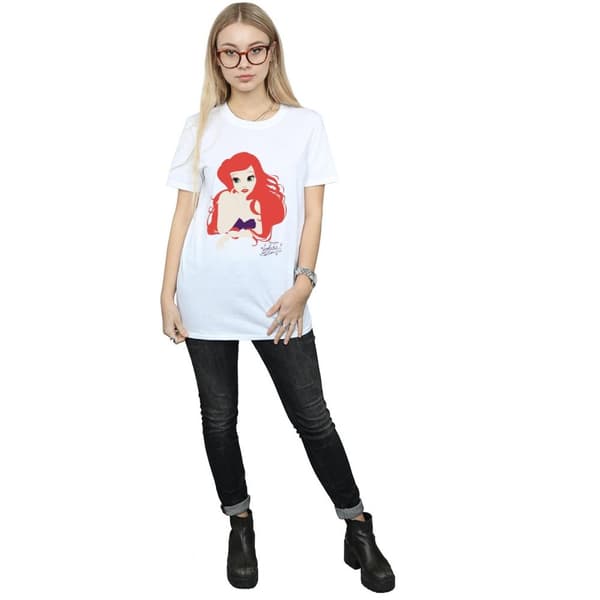 The Little Mermaid Womens/Ladies Ariel Cotton Boyfriend T-Shirt