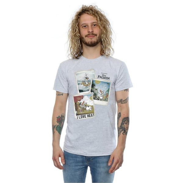 Frozen Mens Olaf Polaroid T-Shirt