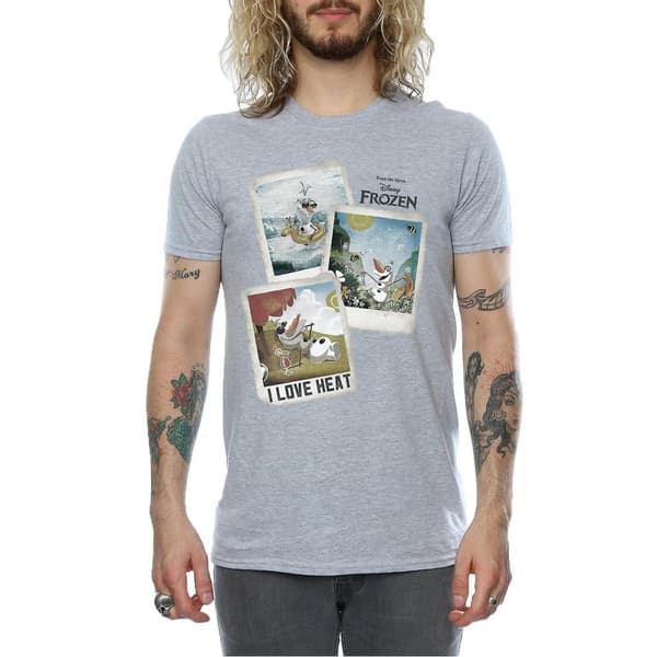 Frozen Mens Olaf Polaroid T-Shirt