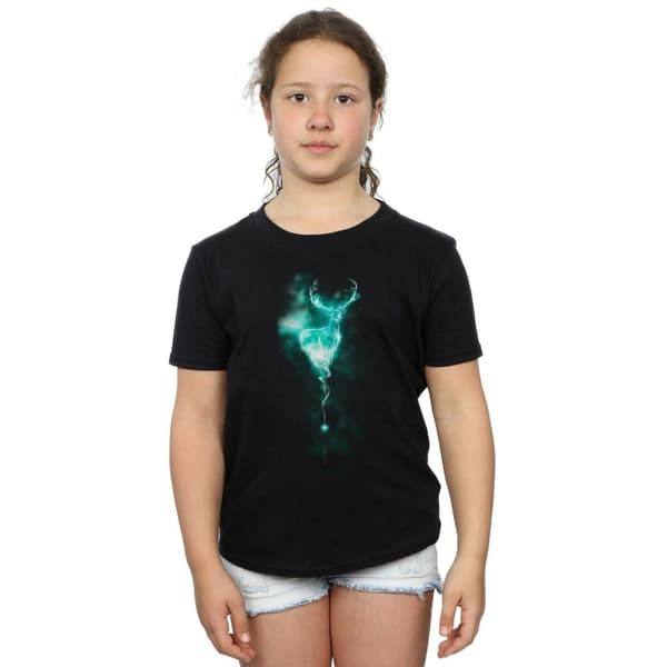 Harry Potter Girls Patronus Stag Cotton T-Shirt